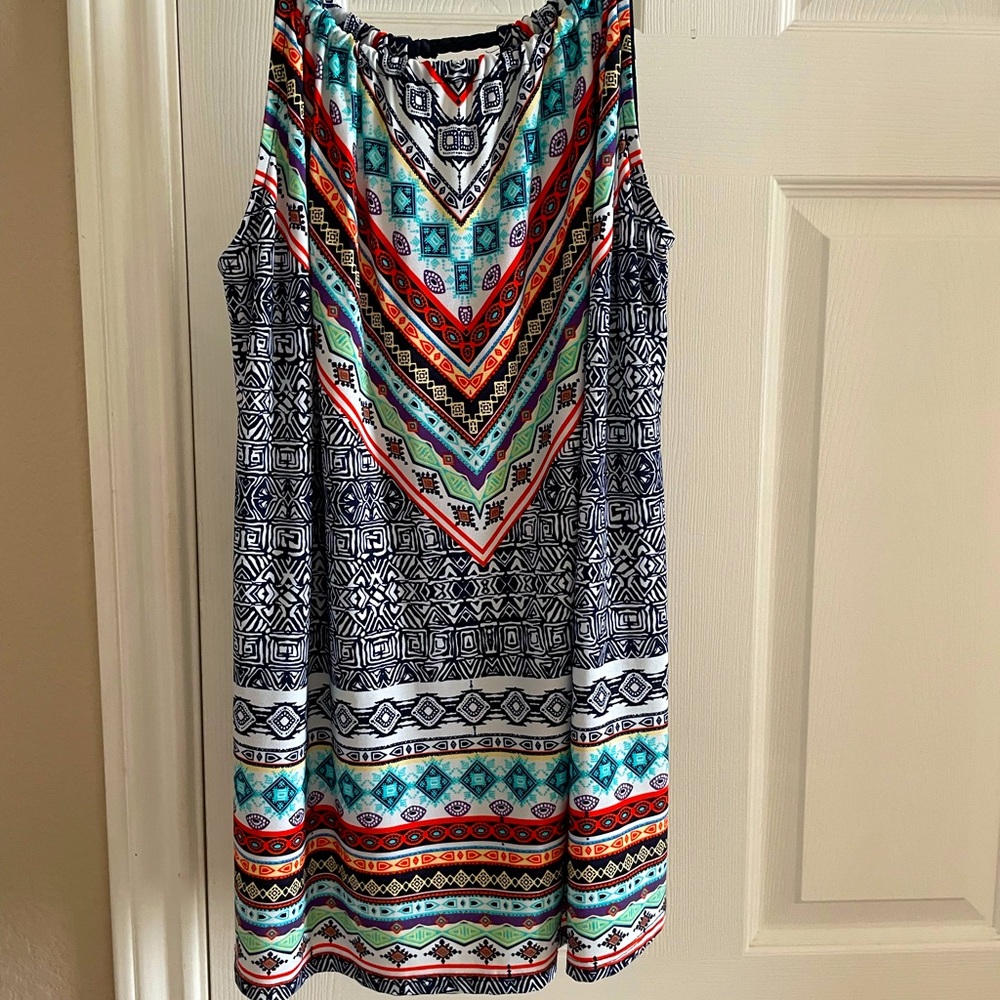 Multicolored summer top